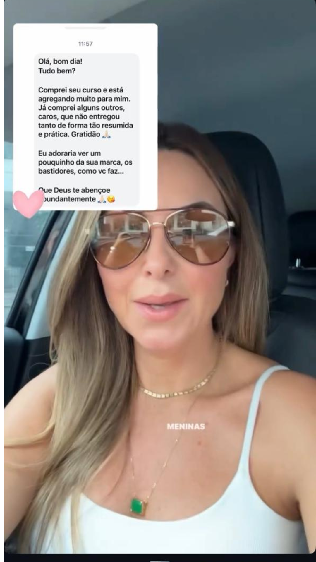 Depoimento de aluna 3